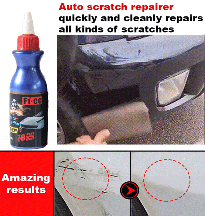 Car surface repair artifact