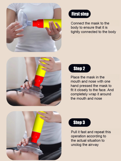 The 4-Minute Lifesaver — No Training Needed. Works in Seconds —Portable first aid choking device