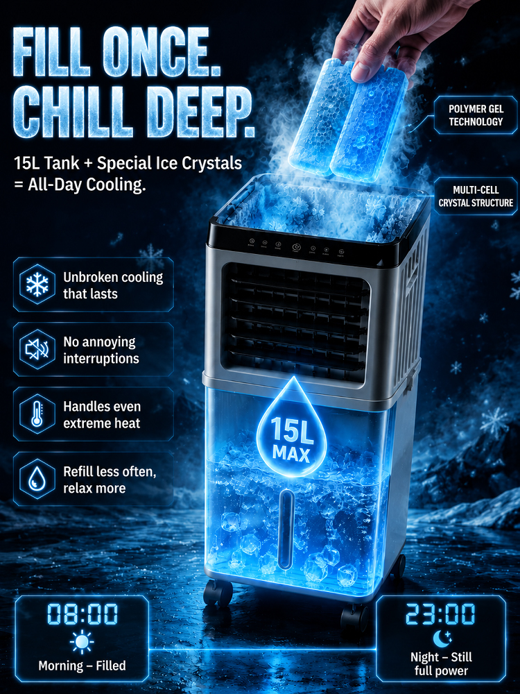 [2026 Bestseller in Europe and America] Instant-Cooling Air Conditioner for Home [Perfect for Hot Climates!]