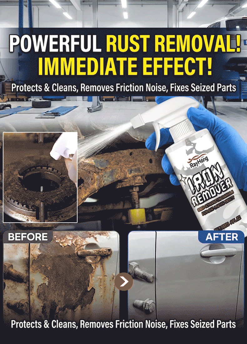 🔧 【Instant Renewal】Multi-Function Rust Remover Spray