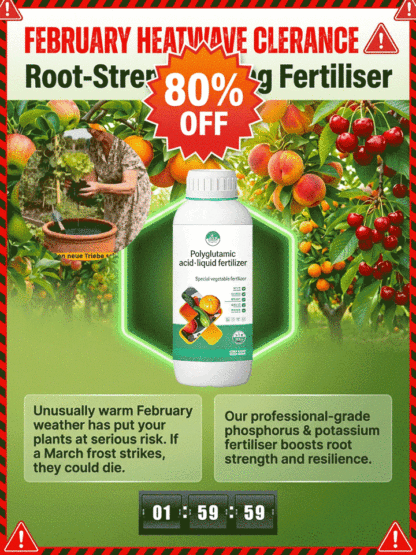 Organic Slow-Release Fruit Tree Fertilizer for Enhanced Root Growth and Higher Yield 🍎🌳 Concentrated Soil Nutrient Booster and Root Conditioner for Superior Fruit Quality 🌿✨