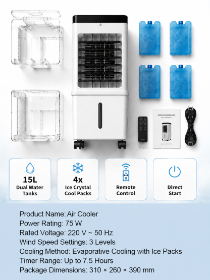 [2026 Bestseller in Europe and America] Instant-Cooling Air Conditioner for Home [Perfect for Hot Climates!]