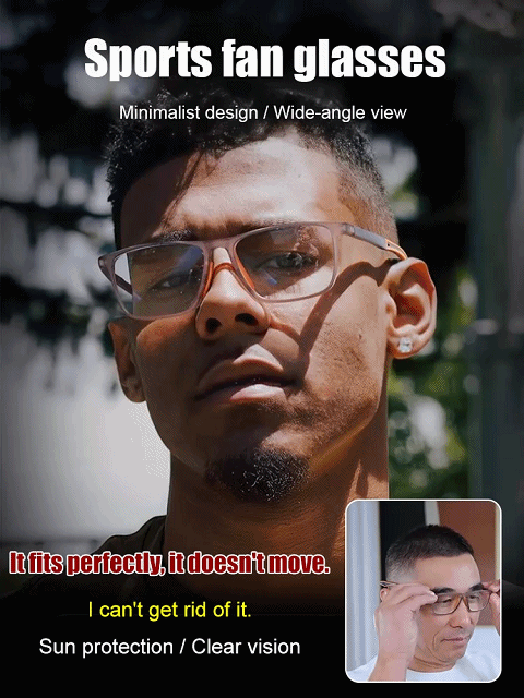Sports-style 2-in-1 UV-protective photochromic reading glasses🤯sunglasses + Sports glasses! 