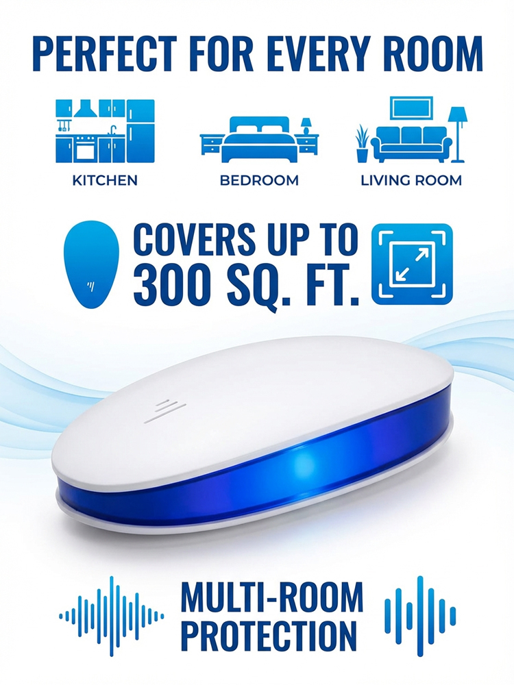 Ultrasonic rodent repeller