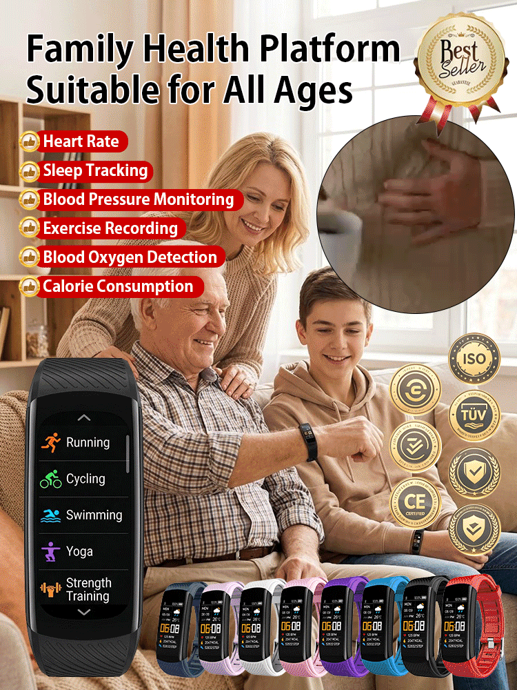 Smart Blood Pressure & Oxygen Bracelet