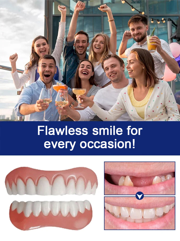 [Free Braces] Dental Fixative Adhesive for Comfortable Teeth Retention 