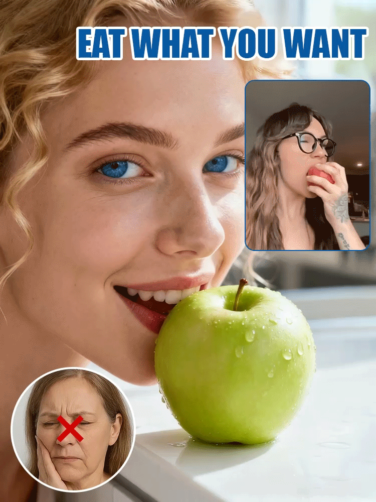 [Over 300,000 users worldwide] Full-mouth bone-supported denture set