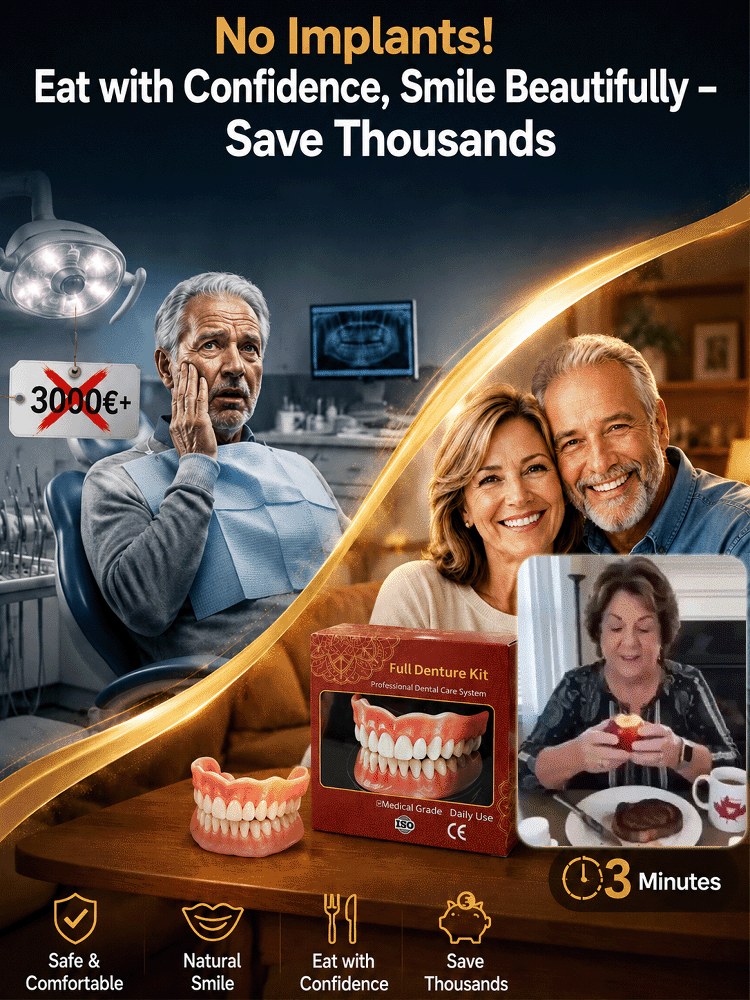 [Master of Oral Transformation] Get a Complete Set of Full-Mouth Dentures for a Perfect Smile