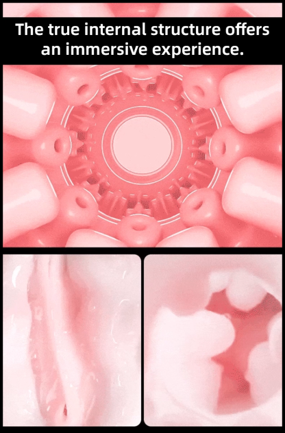 Fully automatic telescopic sucking male masturbator