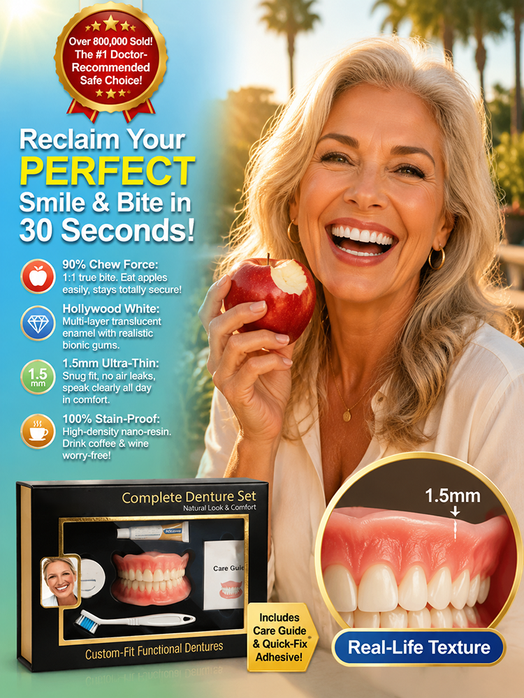 [Master of Oral Transformation] Get a Complete Set of Full-Mouth Dentures for a Perfect Smile