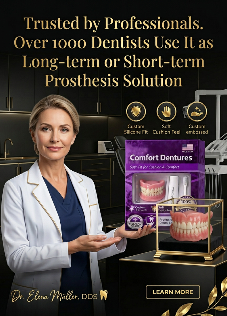😊 Confident Smile Full Denture Set – Eat, Speak & Laugh Like You Never Lost a Tooth
