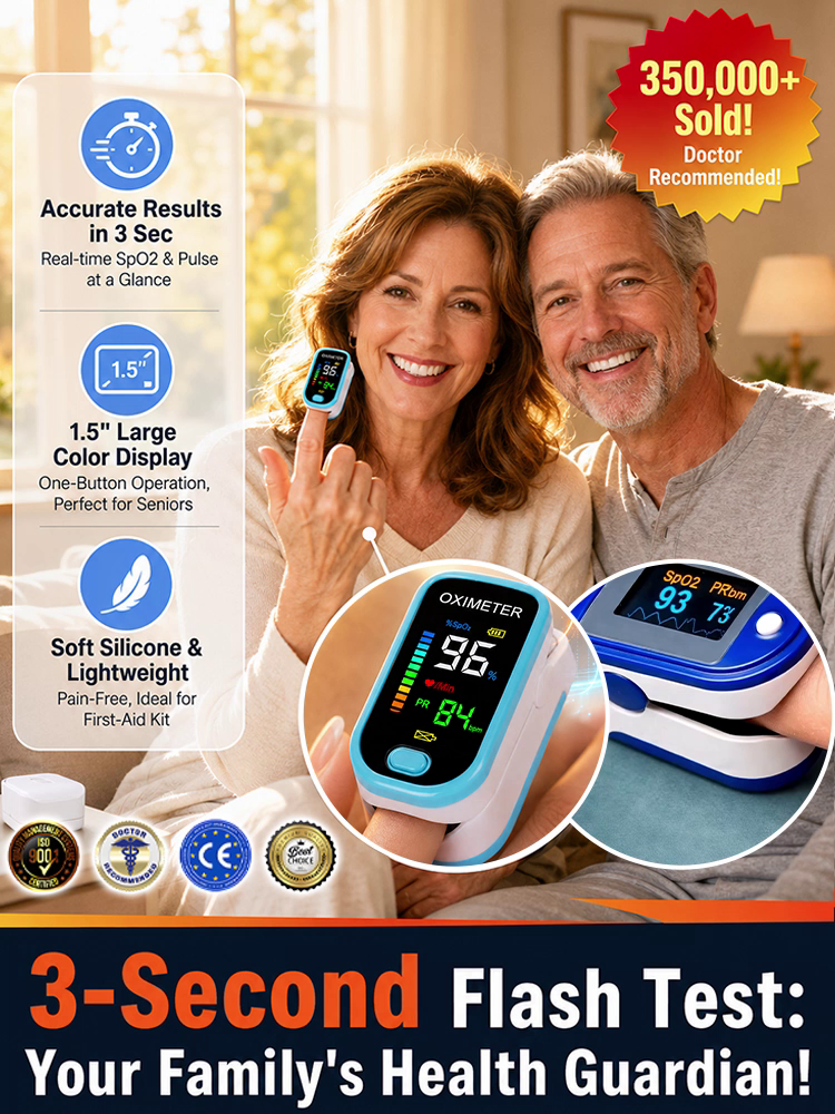 [3-Second Quick Test] A Must-Have Pulse Oximeter for Every Home