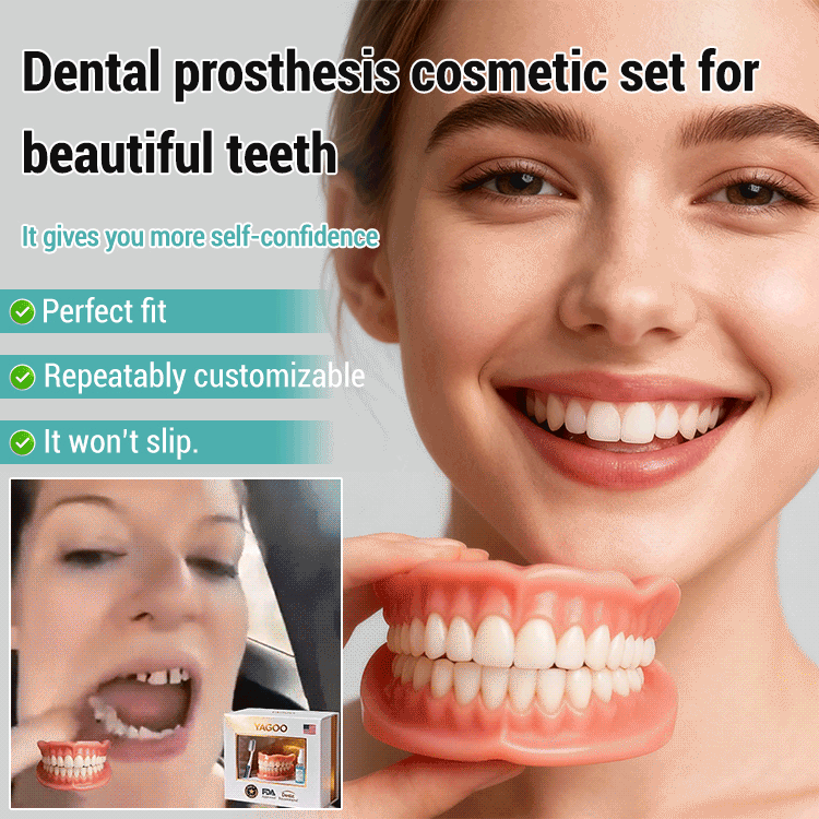 3-in-1 Teeth Whitening & Denture Cosmetic Kit