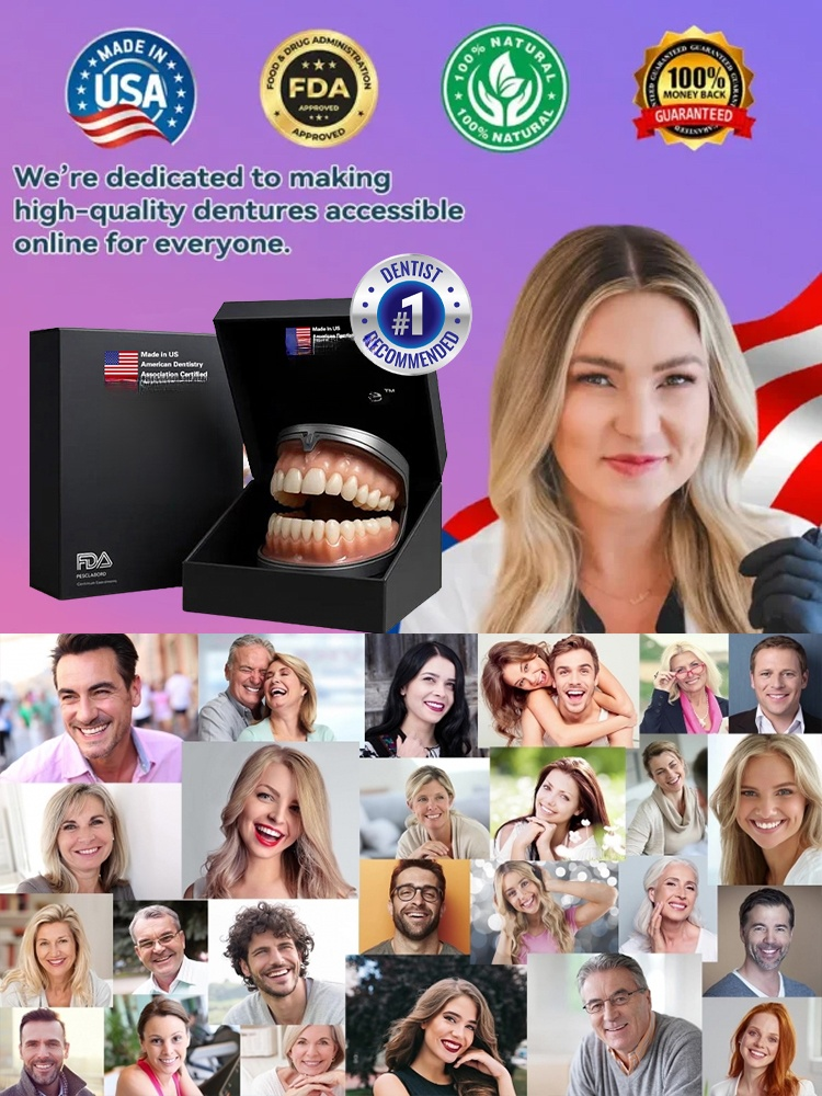 [Brighten Your Smile] High-End Custom-Made Dentures