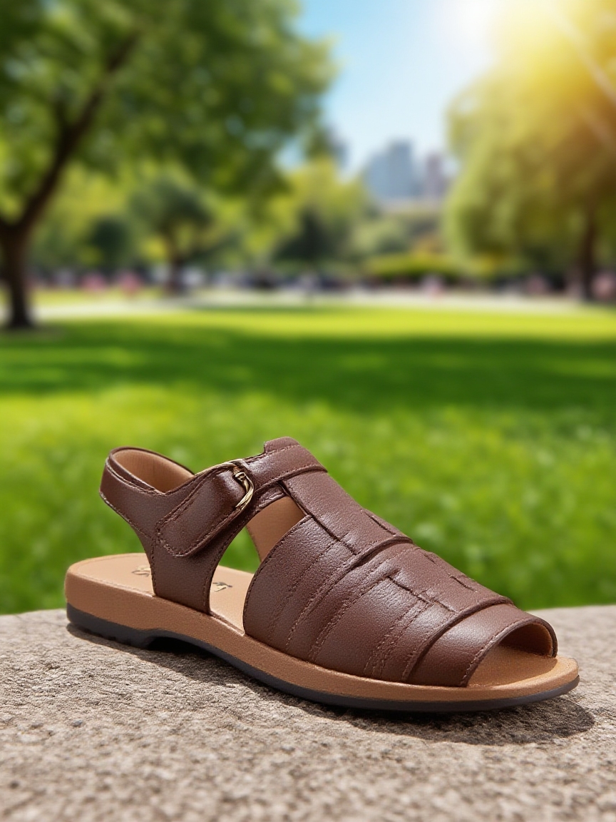 Handmade leather sandals