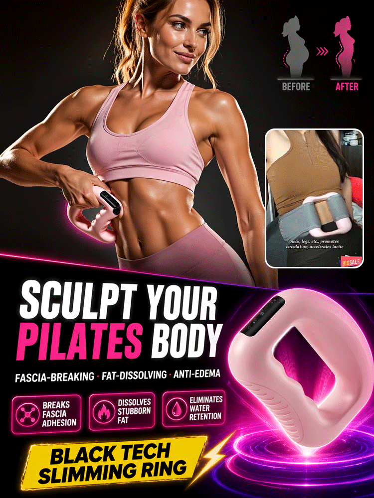 [Effortlessly Achieve a Pilates Figure] High-Tech Slimming Fascia Ring