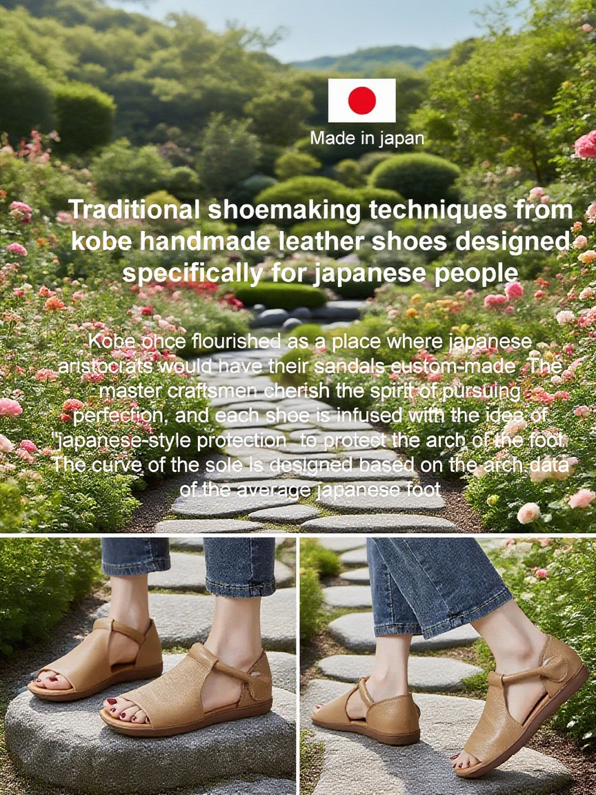 Handmade leather sandals