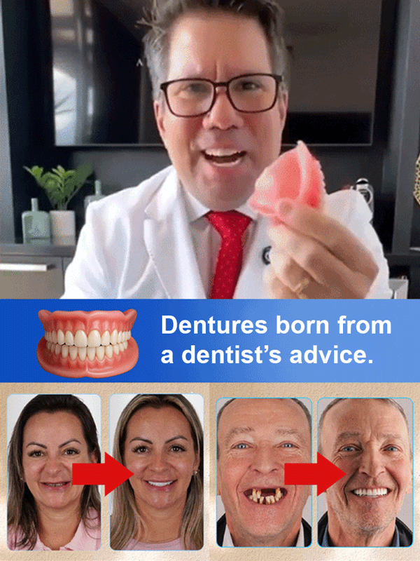 [FDA Certified]High-End Custom-Made Dentures-Wear for life, no replacement needed!