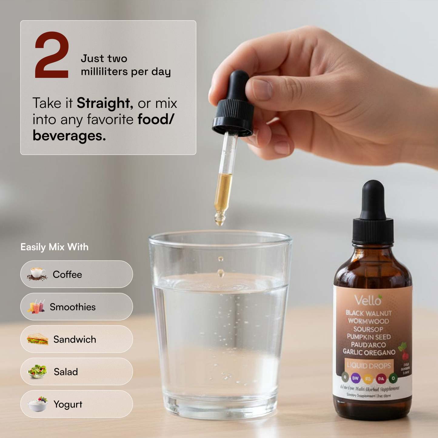Just two droppers a day of this powerful Parasite Cleanse help flush out the hidden invaders wrecking your digestion, energy, and focus — so your body finally works with you, not against you.