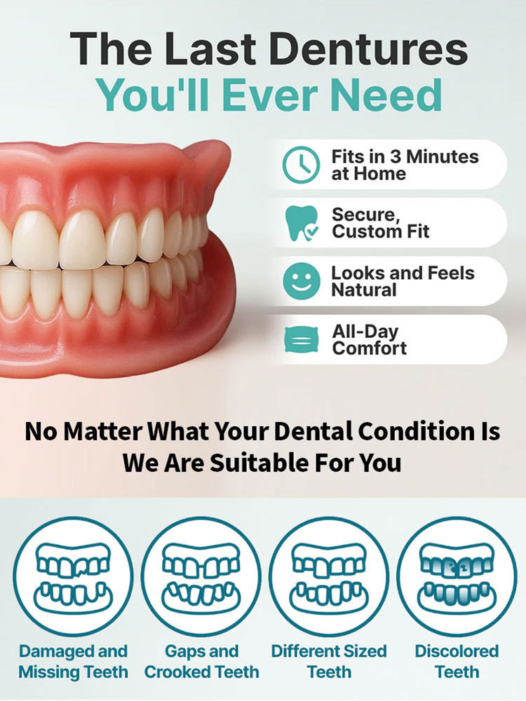 Adjustable Snap-On Dentures