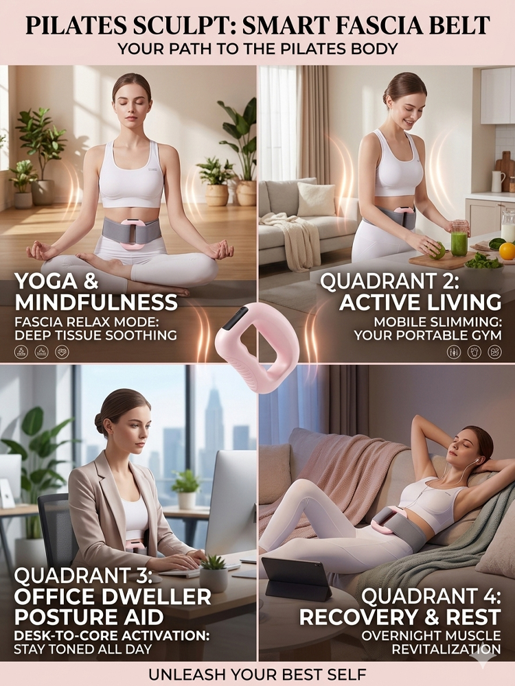 [Effortlessly Achieve a Pilates Figure] High-Tech Slimming Fascia Ring