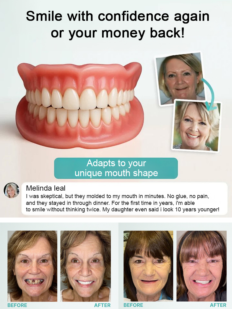 [Free Braces] Dental Fixative Adhesive for Comfortable Teeth Retention 