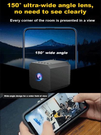 💰No Wi-Fi needed, no wiring required, and 0 monthly fees—ever. 🚀Invisible wireless HD camera.