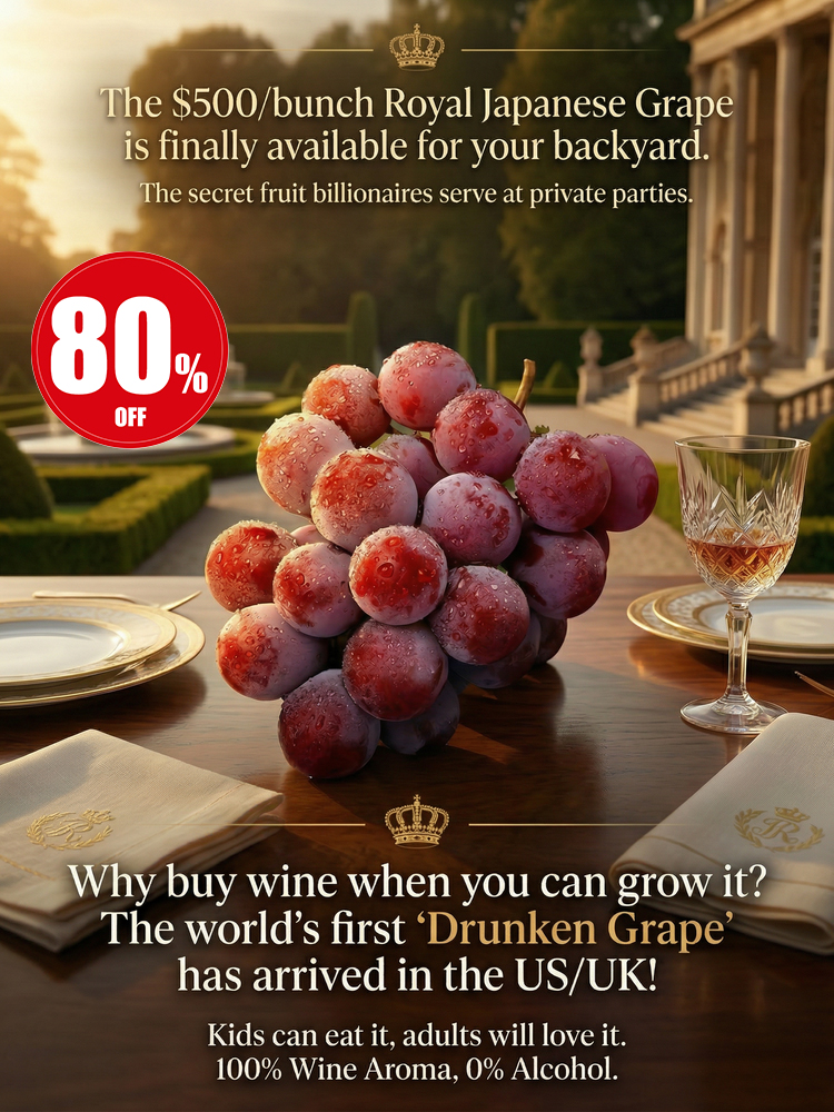 【Naturally Aromatic】Queen Nina Grape Seeds🍇🍷Plant grapevines with built-in wine aroma and create your own exclusive wine at home!