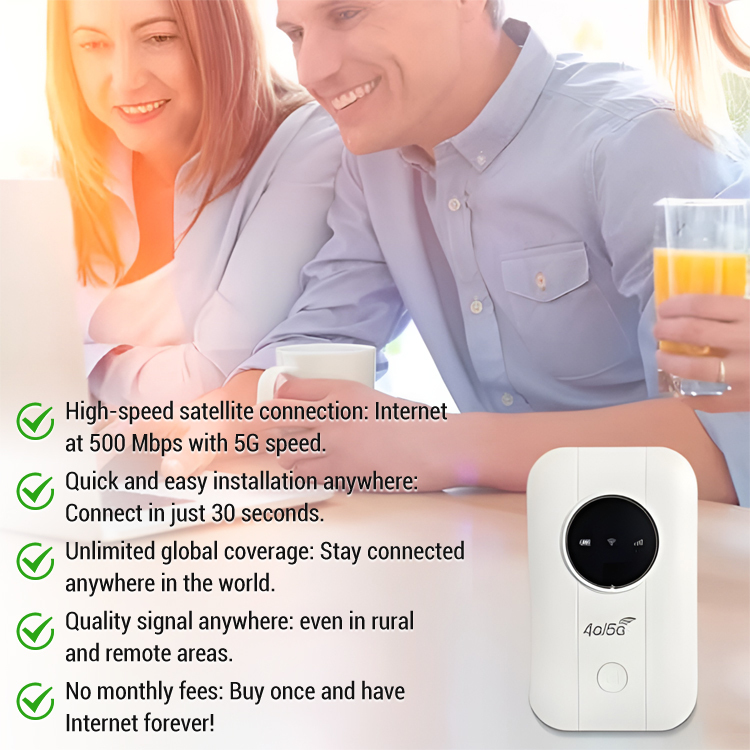 🔥2025 10th-Gen Portable Wi-Fi Device🔥– Free 5G Internet in Your Pocket