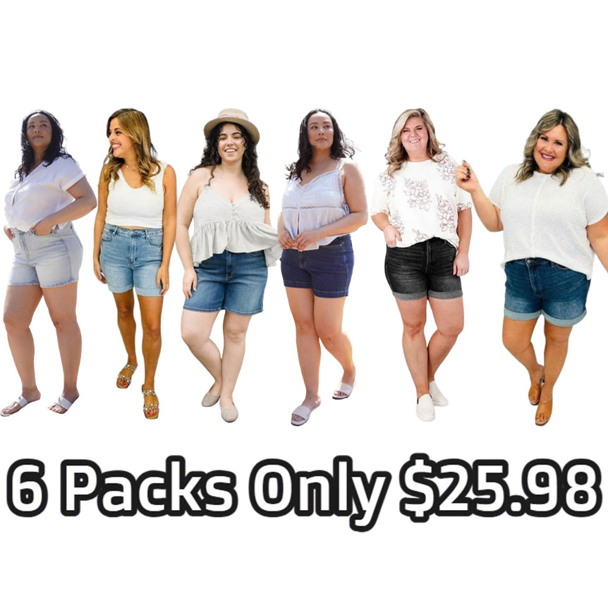 Tummy Control Stretchy Denim Jeans Shorts