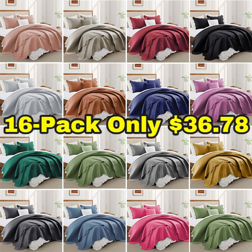 IR Imperial Rooms Twin Quilt Bedding Set Size (68” x 86”) + 1 Pillow Shams (20” x 26” + 2”) - 2 Pcs All Season Lightweight Reversible Microfiber Coverlet Floral Embossed Quilt Bedspread (Burgundy)