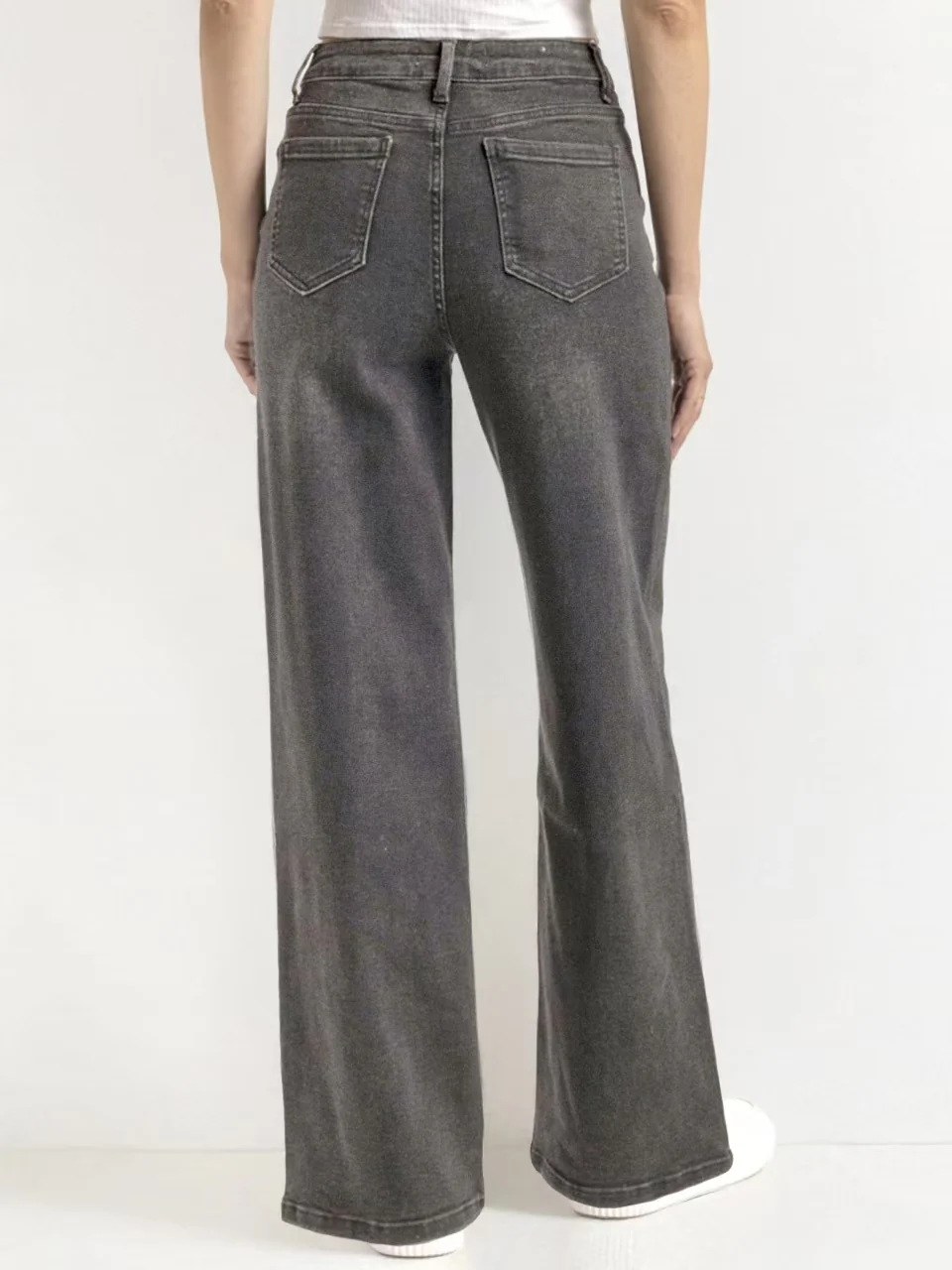 ⚡8-PACK for $26.99⚡- KatchMe Women's Minimalist High Waist Denim Stretch Wide Leg Jeans