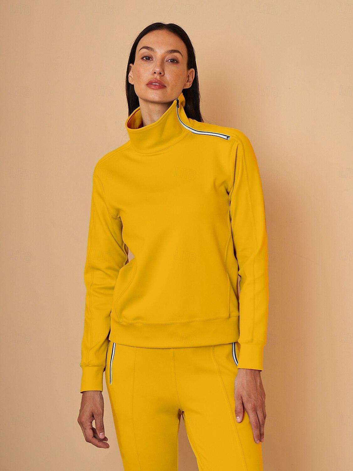 🔥8-PACK ONLY $25.98🔥More Than Basic Irregular Collar Golf Sweatshirt