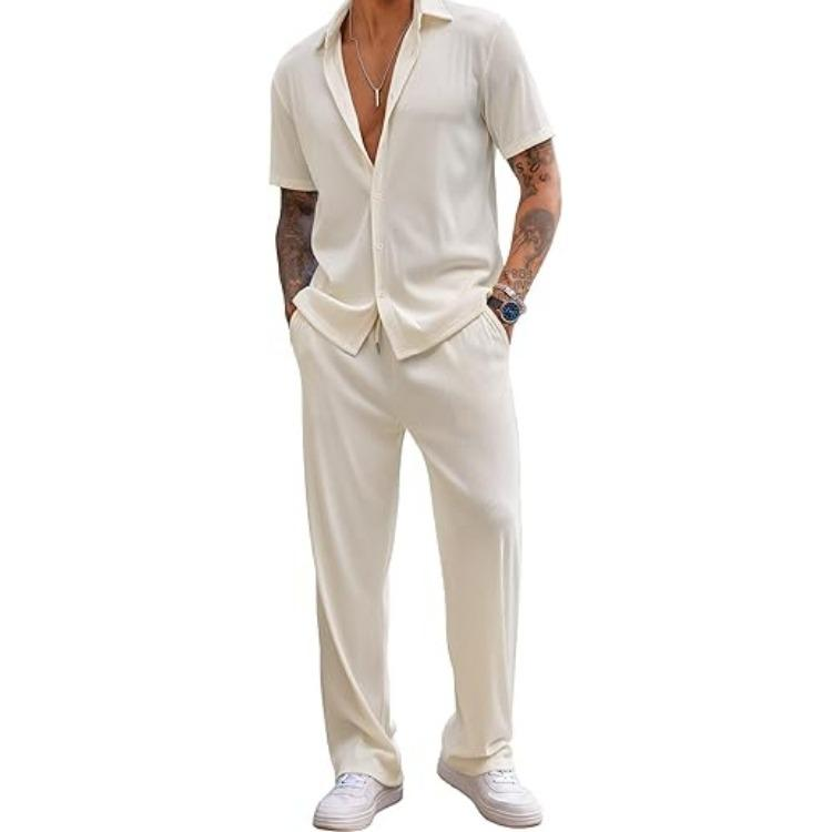 Casual Loose Fit Shirt Sets