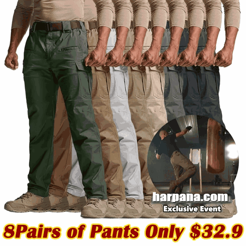 🔥7 Pants Together Only $31.98🔥 Men's Classic Tactical Pants