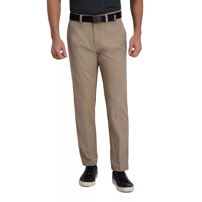 Alimens & Gentle Men's Stretch Dress Pants Expandable Waistband Flat Front Casual Pants