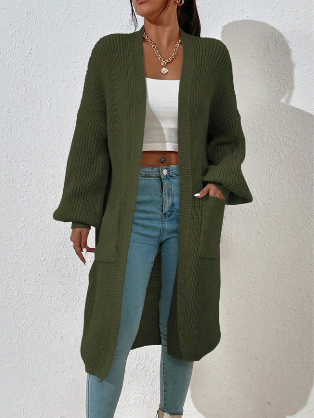 🔥10-PACK ONLY $24.77🔥Womens Long Cardigan Sweaters Open Front Oversized Duster with Pocket for Women 2025 Fall Winter Knit Design Coats