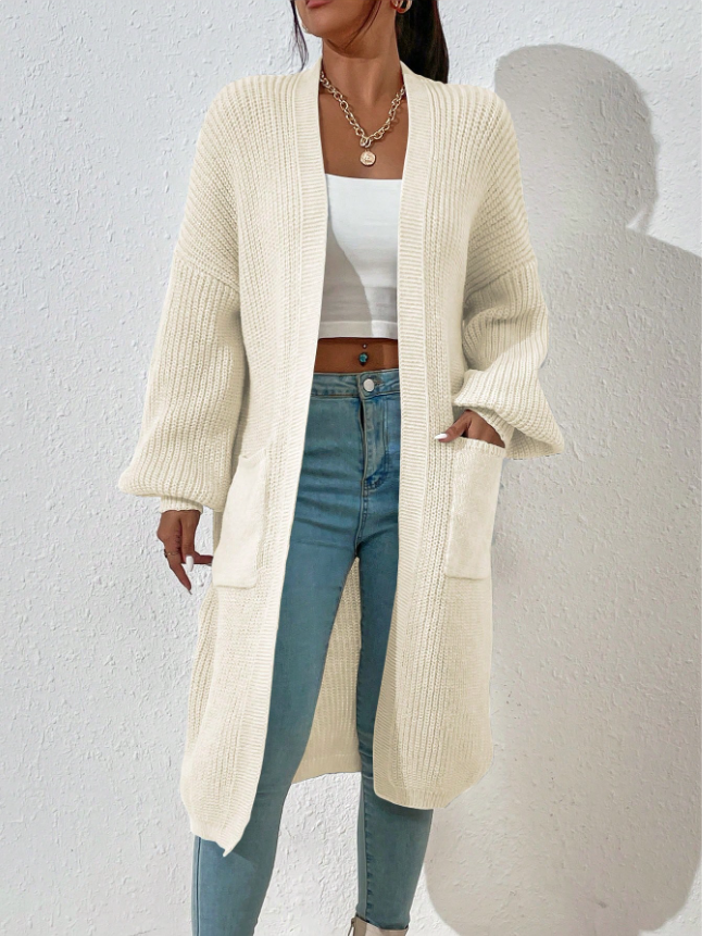 🔥10-PACK ONLY $24.77🔥Womens Long Cardigan Sweaters Open Front Oversized Duster with Pocket for Women 2025 Fall Winter Knit Design Coats