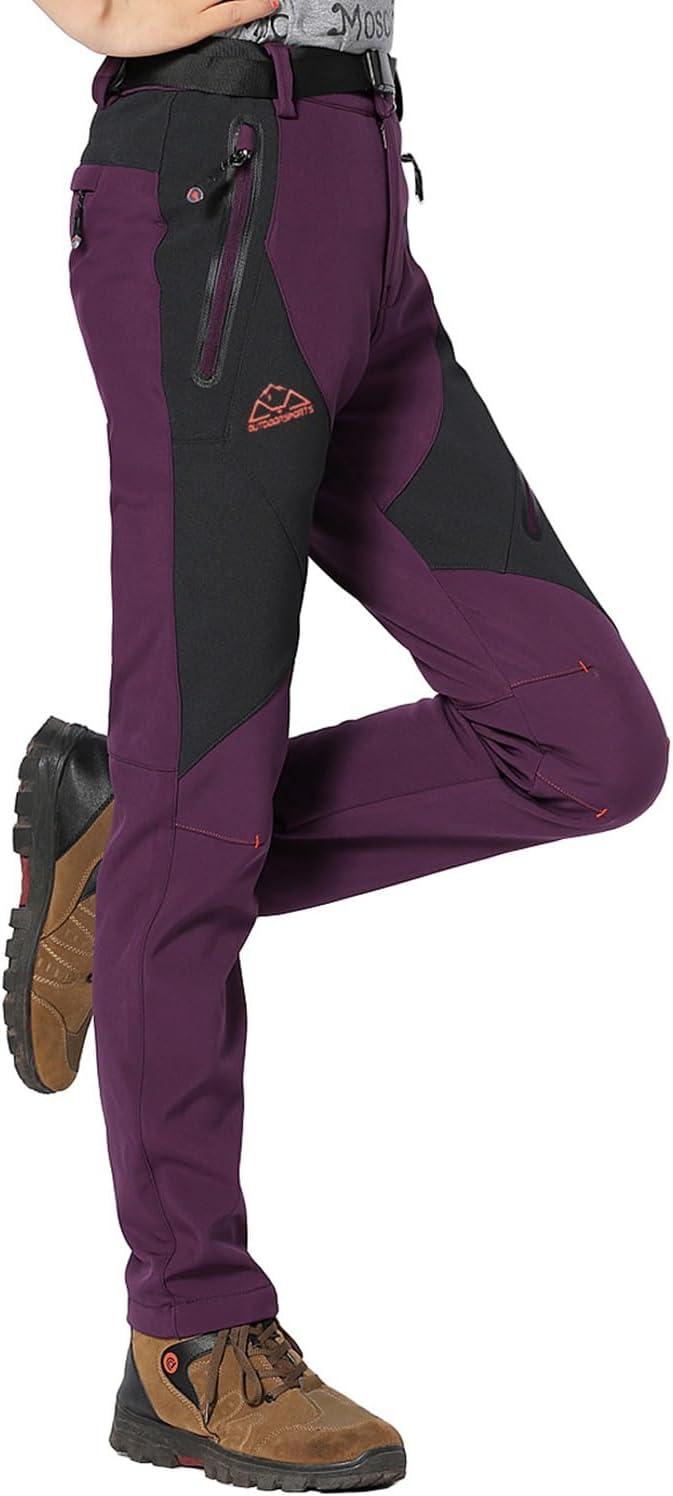 🔥7 Packs ONLY $24.77🔥Women's Snow Pants Waterproof Insulated Fleece Thermal Ski Hiking Snowboard Pants