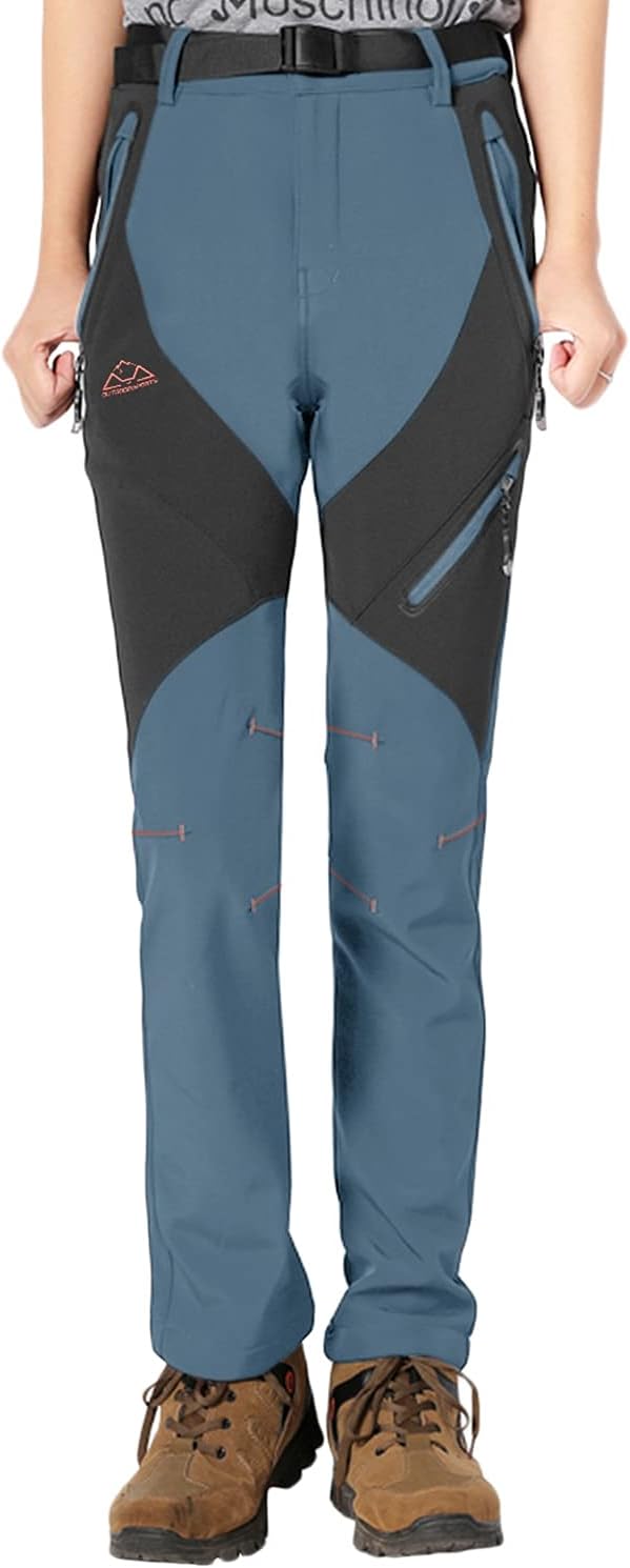 🔥7 Packs ONLY $24.77🔥Women's Snow Pants Waterproof Insulated Fleece Thermal Ski Hiking Snowboard Pants