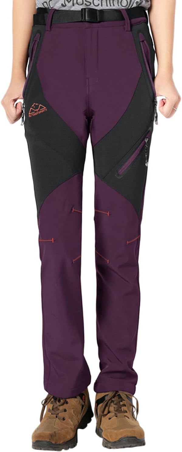 🔥7 Packs ONLY $24.77🔥Women's Snow Pants Waterproof Insulated Fleece Thermal Ski Hiking Snowboard Pants
