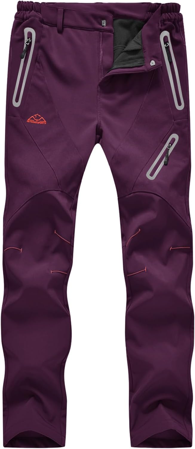 🔥7 Packs ONLY $24.77🔥Women's Snow Pants Waterproof Insulated Fleece Thermal Ski Hiking Snowboard Pants