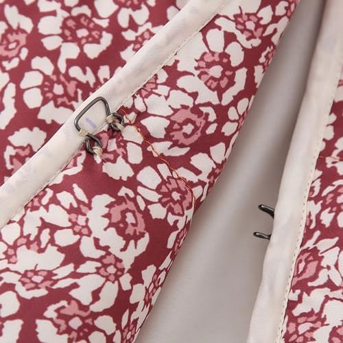 Women's Ditsy Floral Print Drop Shoulder Coat