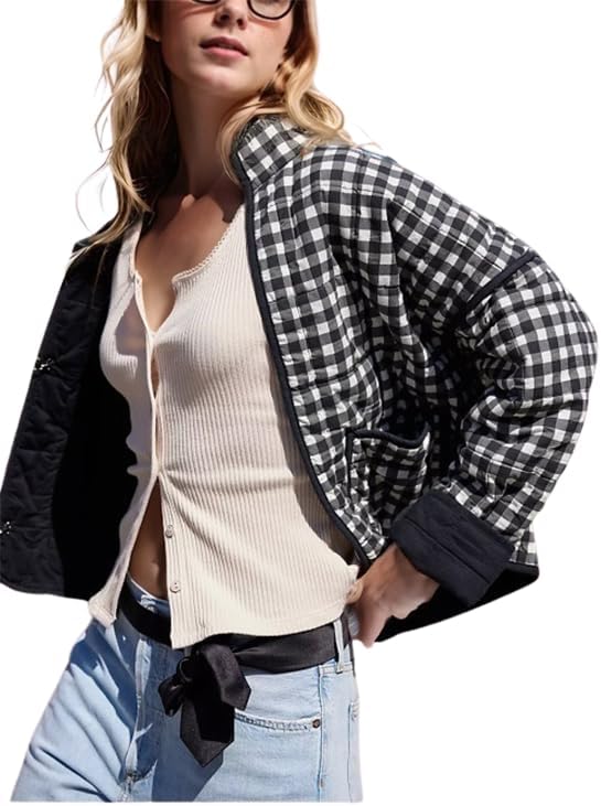 Women's Ditsy Floral Print Drop Shoulder Coat