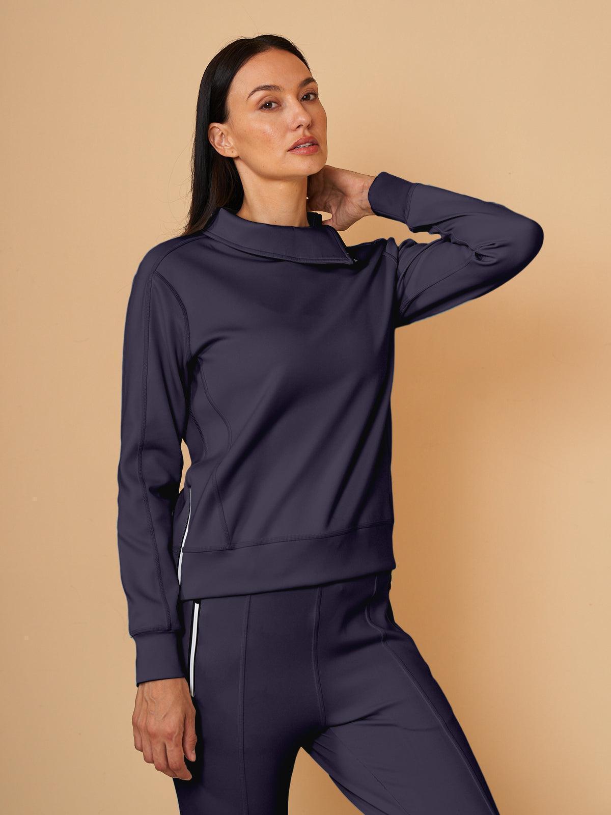 🔥8-PACK ONLY $25.98🔥More Than Basic Irregular Collar Golf Sweatshirt