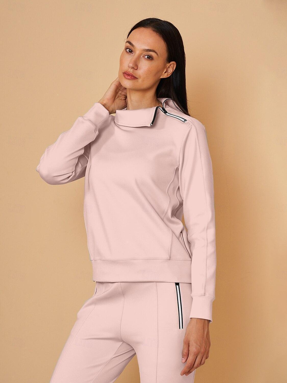 🔥8-PACK ONLY $25.98🔥More Than Basic Irregular Collar Golf Sweatshirt