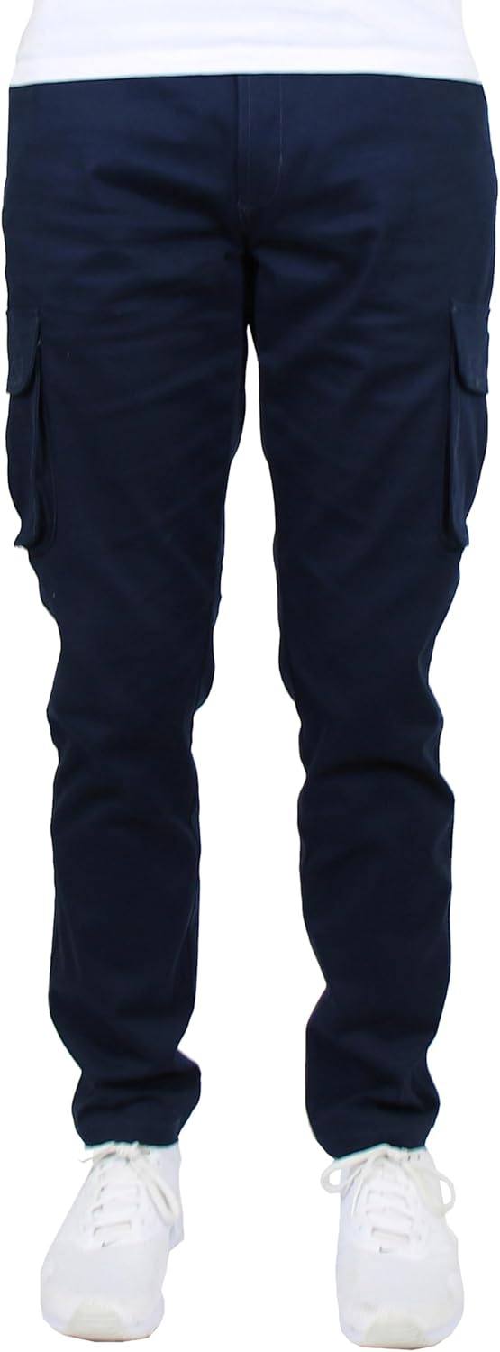 Men's Flex-Stretch Cotton Cargo Pants, 31-Inch Inseam - Comfortable and Durable
