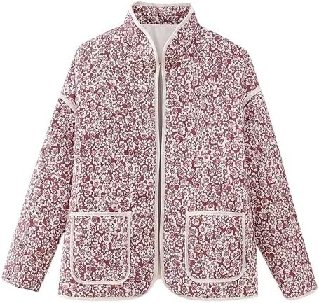 Women's Ditsy Floral Print Drop Shoulder Coat