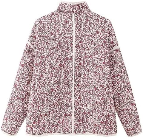 Women's Ditsy Floral Print Drop Shoulder Coat