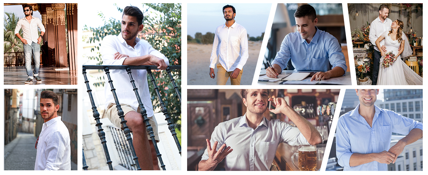 long sleev weeding dress shirts